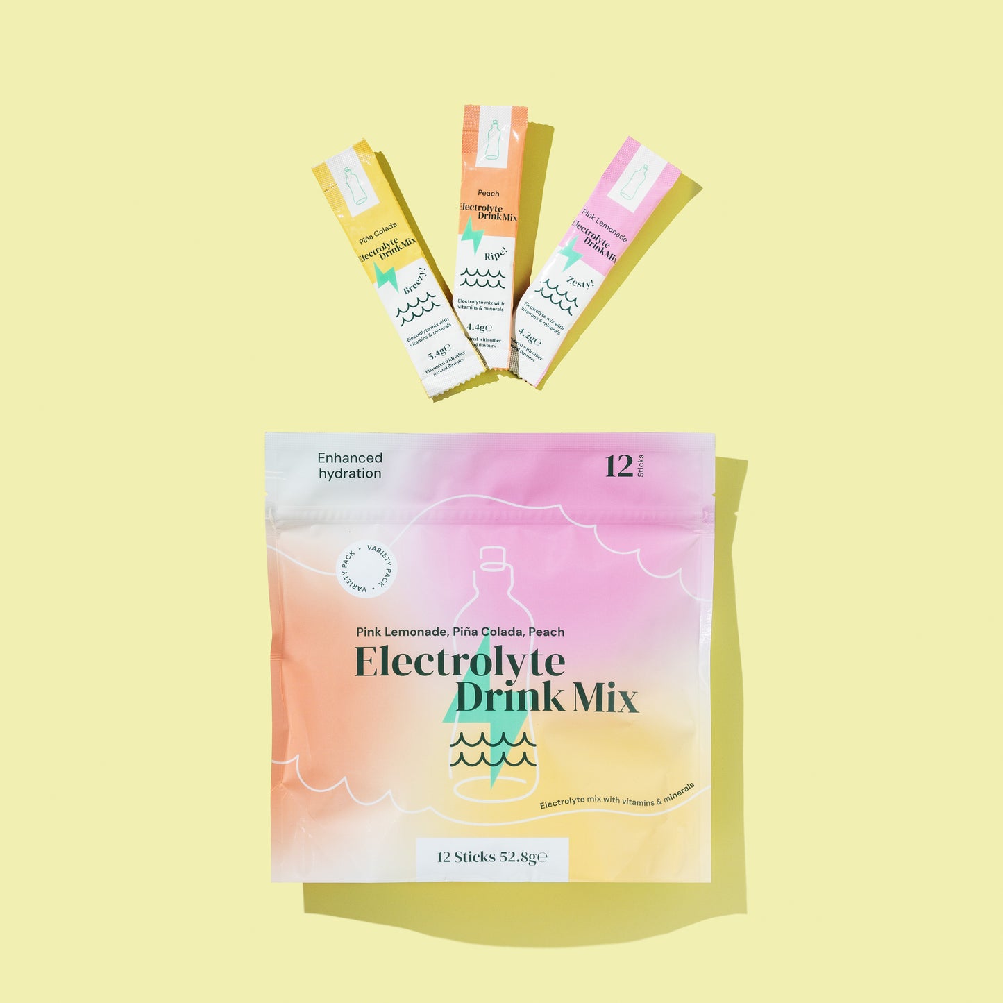 Electrolyte variety pack (12 sticks)